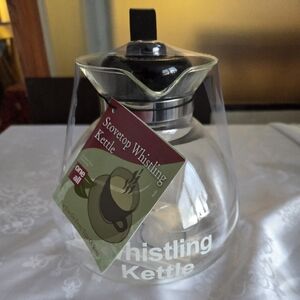 One A Glass Whistling Kettle - Medelco.